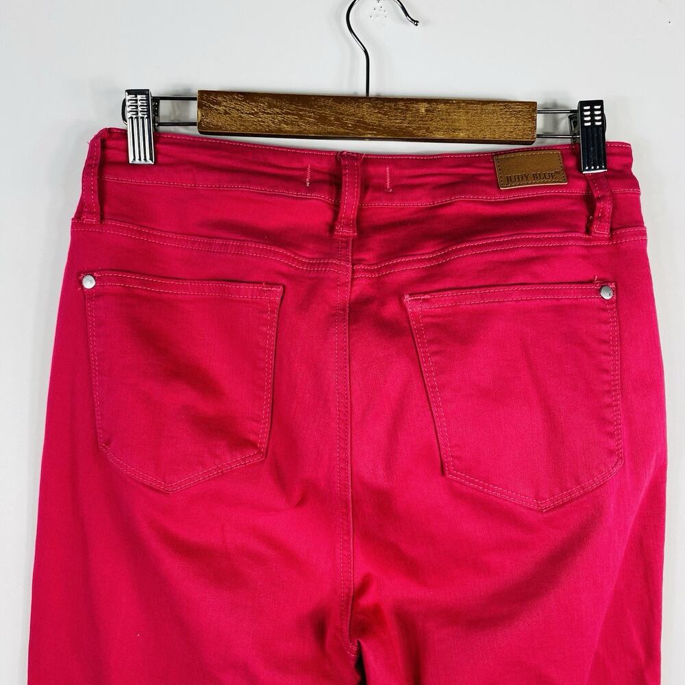 Judy Blue Skinny Jeans 28 7 Pink 5-Pocket - Picture 4 of 7